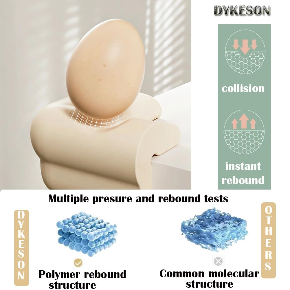 12 Pack Soft Corner Protector Baby Proofing Edge & Corner Guards, Furniture Safety Bumper for Table, Fireplace, Stair, Cabinet, (Beige)