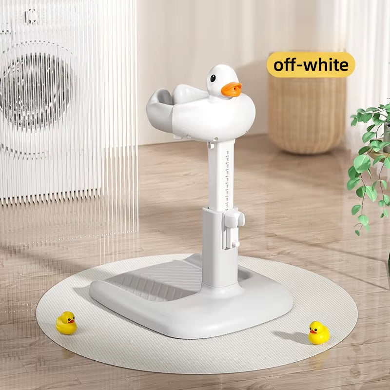 Baby Standing Bath Table Adjustable Height Folding Children'S Bath Device Bath Stand Non-Slip Children'S Bath Stand for Home Use