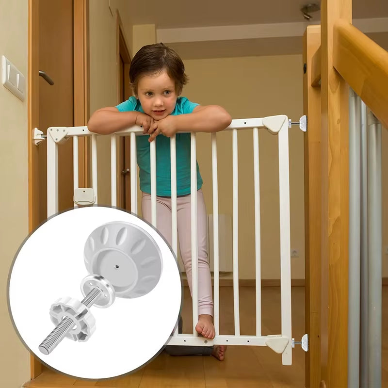 Baby Safety Door Gate Pet Fence Stair Door Metal High Strength Gate for Kids Locking Nut Spare Part Accessories 2023
